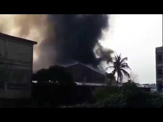 গাজীপুরে যমুনা স্পিনিং কারখানায় আগুন