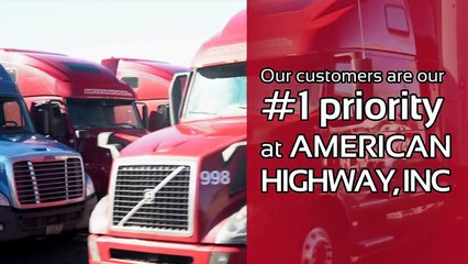American Highway, Inc. Full Service Trucking & Logistics Company.