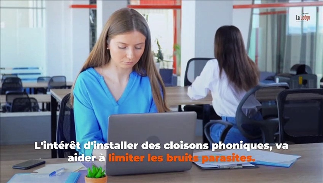 Open Space : installer une cloison phonique pour limiter le bruit