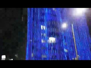 নীল বাতিতে সেজেছে হাসপাতাল