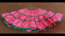 Baby designing skirt cutting and stitching ll How to make baby designing skirt