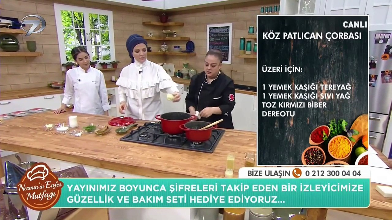 En kolay köz patlıcan çorbası nasıl yapılır?