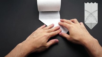 Origami Toilet Paper Crane (Jo Nakashima) - April Fool'S Day #3