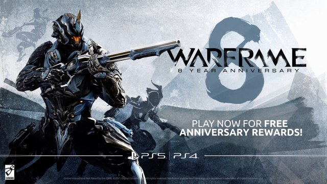 Warframe - 8 Year Anniversary Trailer PS5 PS4