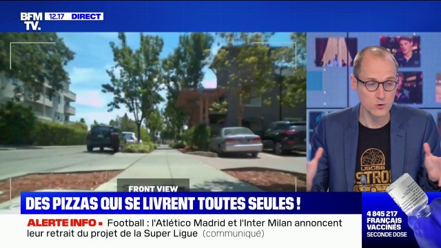 À Houston, aux Etats-Unis, une start-up a mis au point une voiture autonome permettant de livrer des pizzas