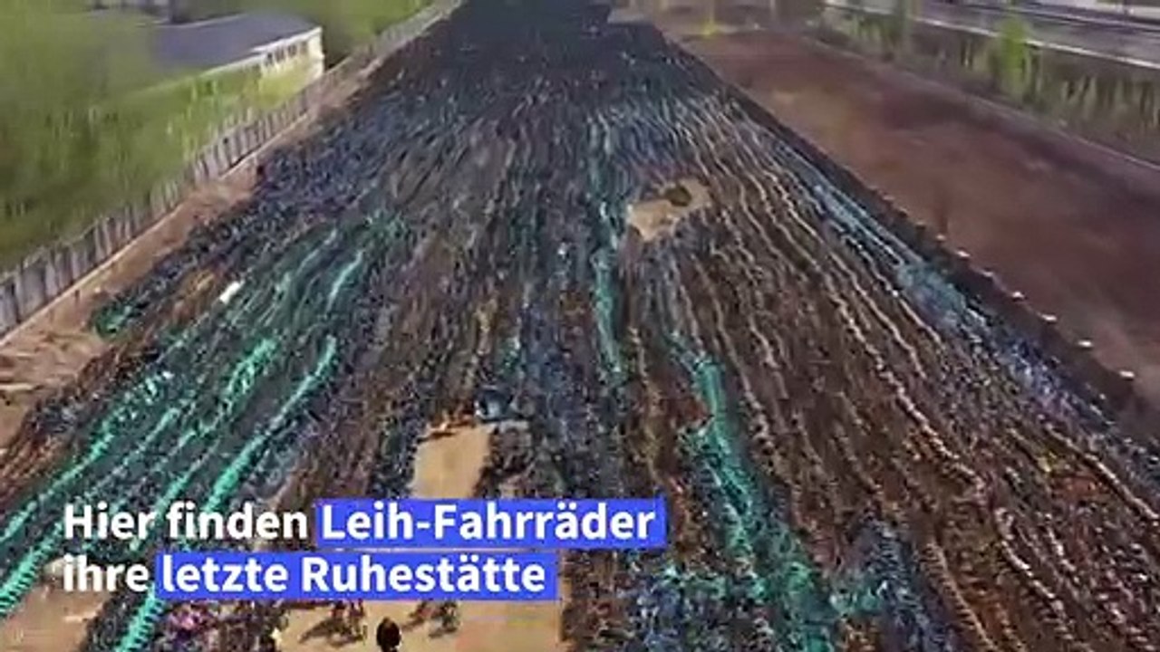 Friedhof der leih-fahrräder
