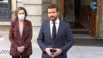 Casado afirma que cada vez más grupos apoyan su plan B frente al estado de alarma