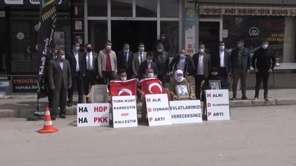 Teröristlere tepki gösteren anne, "Neden Selahattin Demirtaş'ın çocuklarını götürmüyorlar" diye sordu