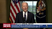 President Joe Biden Announces Withdrawal Of Us Troops From Afghanistan