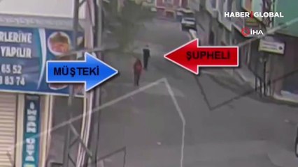 Yolda yürüyen kadının elinden cep telefonunu böyle gasp etti