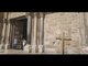 الحجر العاري في قبرِ السيد المسيح في القدس يظهر للعيانِ