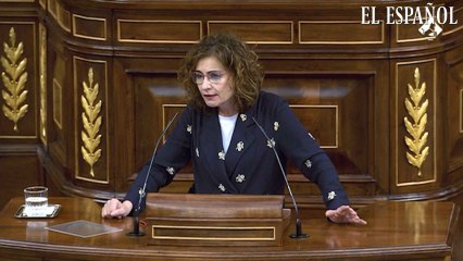 Montero, a un diputado de Vox: "Hay que tener cuajo para hablar de corrupción siendo sobrino de Rato"