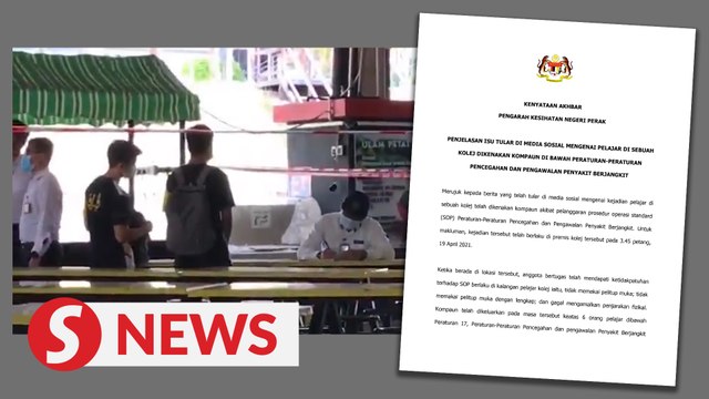 Matriculation students offered reduced compounds, says Perak Health Dept