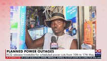 ECG releases timetable for scheduled power cuts from 10th to 17th May - JoyNews Interactive (21-4-21)
