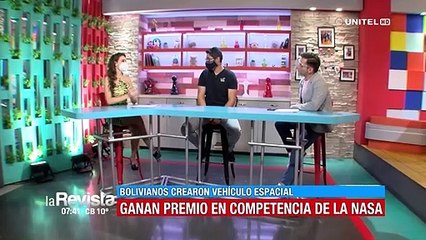 Bolivianos ganan premio en competencia de la NASA tras la construcción de un vehículo espacial