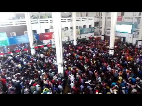 কমলাপুরে মানুষ আর মানুষ - jagonews24.com