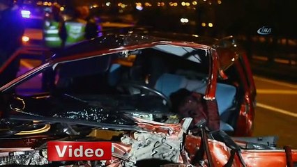 'Dur’ ihtarına uymayan şüpheli araç kaza yaptı