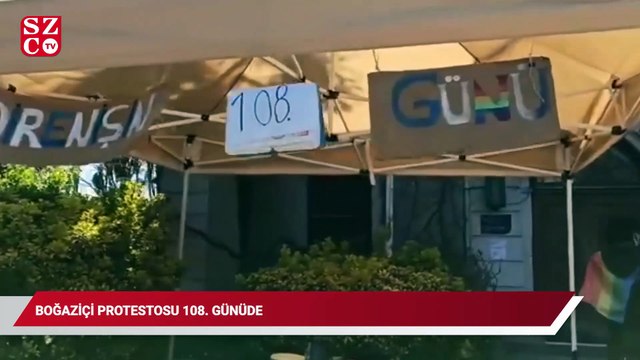 Boğaziçili akademisyenler ve öğrencilerin protestosu 108. gününde