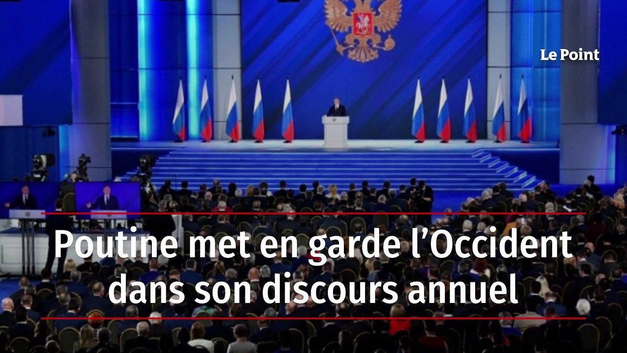 Poutine met en garde l'Occident dans son discours annuel