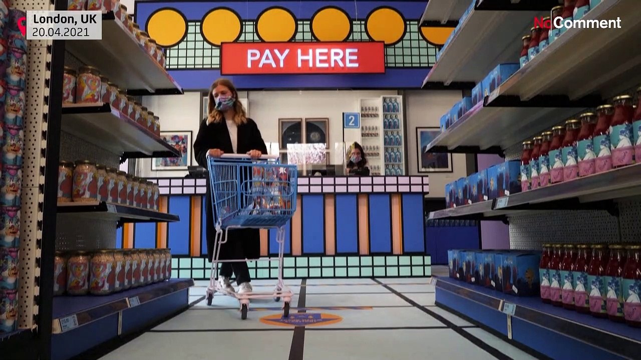 Supermarkt als Kunstraum: London Design Museum schlägt Pandemie ein Schnippchen