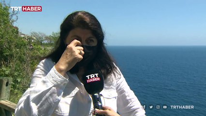 Antalya'da deniz üzerindeki köpükler vatandaşı tedirgin etti