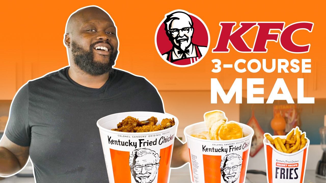 Can He Make A 3-Course Meal Only Using KFC Menu Items?