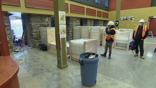 Topo chantier de la bibliothèque Françoise-Bédard