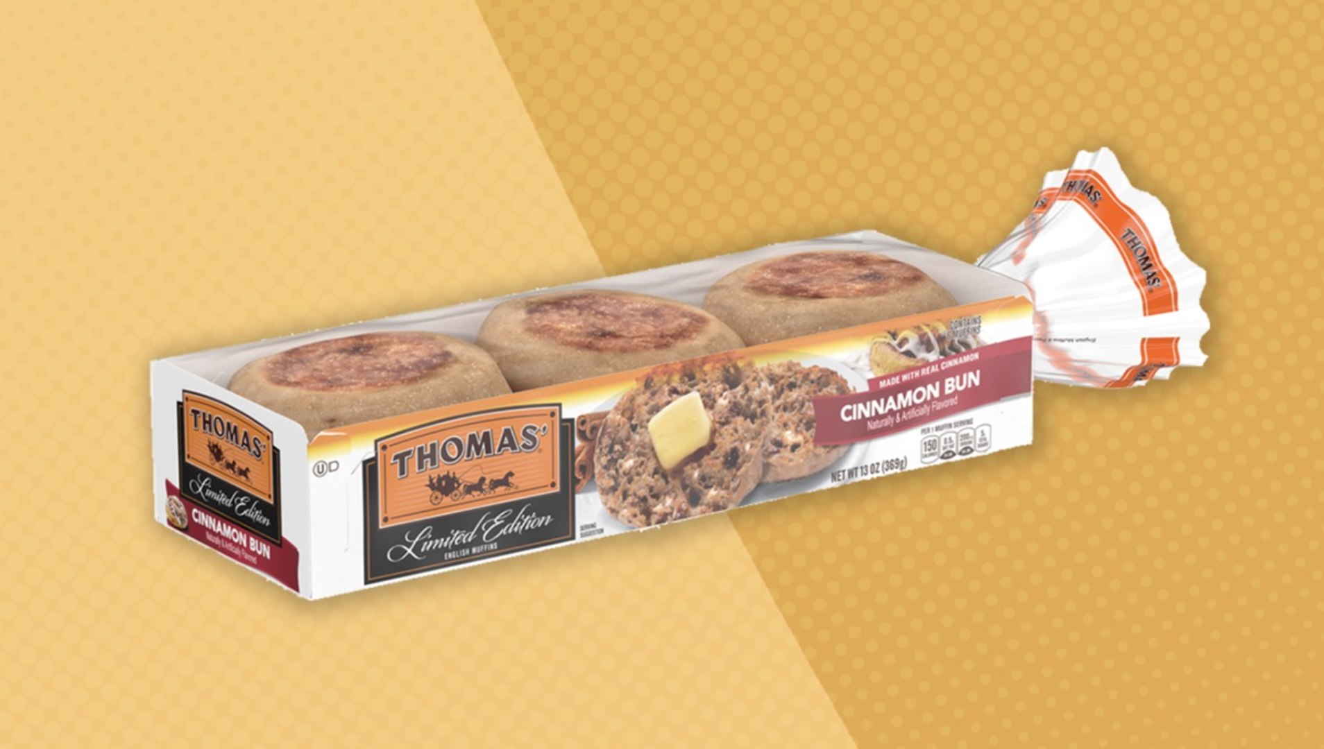 Thomas' Introduces New Cinnamon Bun-Flavored English Muffins