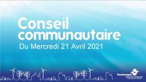 Conseil de la Communauté Urbaine de Dunkerque du Mercredi 21 Avril 2021 (Replay)