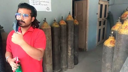 सीतापुर में ऑक्सीजन की भारी किल्लत से बढ़ रही परेशानी