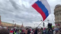 Rusya'da hapiste bulunan muhalif Navalnıy'a destek için gösteriler düzenlendi