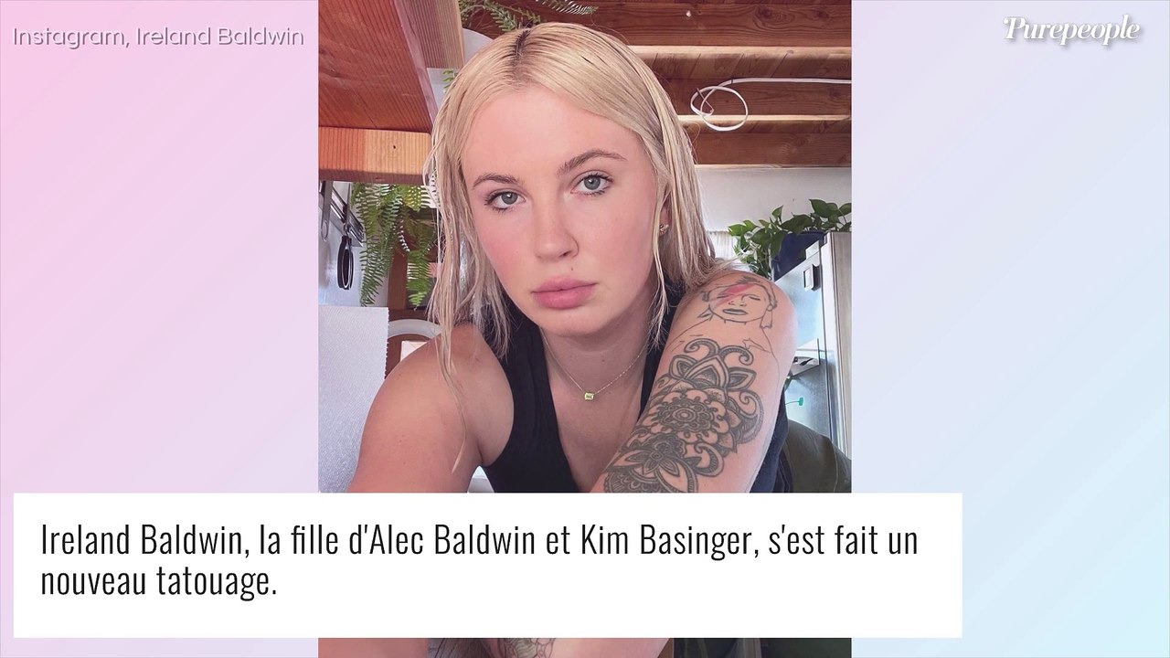 Ireland Baldwin : Nouveau tatouage coquin, elle le montre en photo