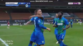 Milan - Sassuolo 1-1 GOAL RASPADORI 21-04-2021