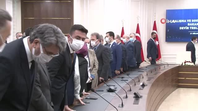 Son dakika haberleri | Çalışma ve Sosyal Güvenlik Bakanlığı görevini Vedat Bilgin devraldı