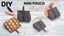 Diy Mini Zipper Pouch/ How To Make A Cute Pouch/ Easy Sewing Tutorial [Tendersmile Handmade]