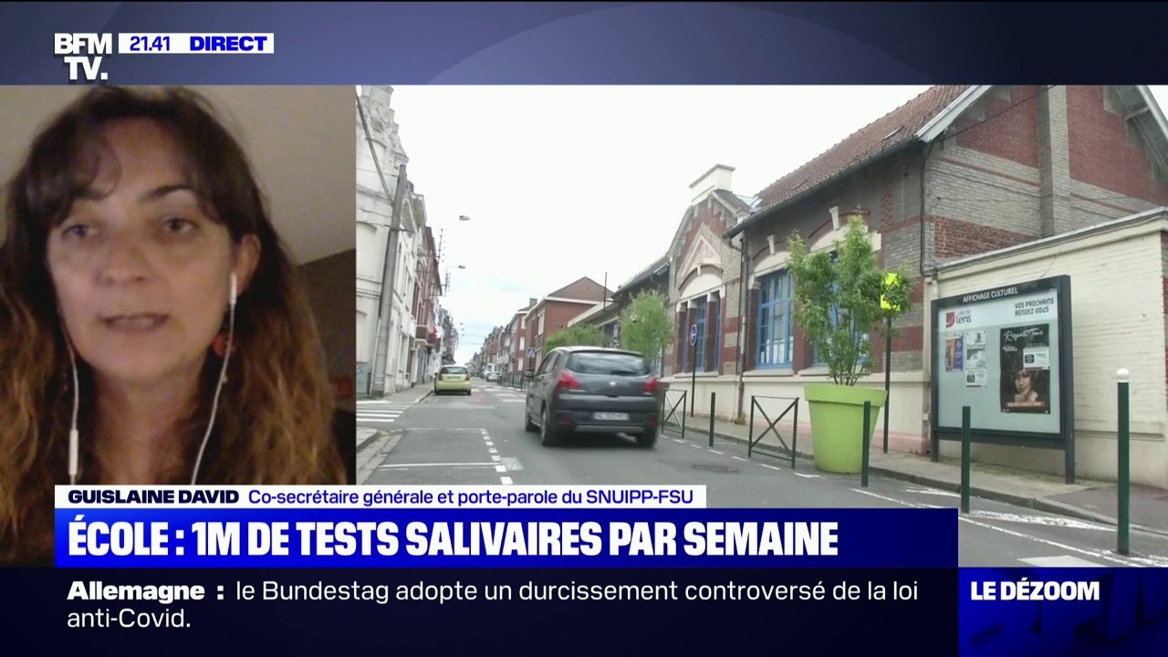 Covid-19: fermer une classe dès qu'il y a un cas, "c'est un élément qui va pouvoir rassurer", estime Guislaine David (SNUIPP-FSU)