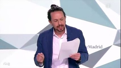 Download Video: Pablo Iglesias deja KO a Monasterio mostrando datos oficiales