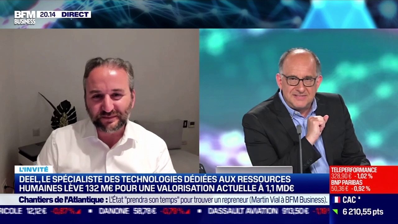 Olivier Elbaz (Deel) : Deel, le spécialiste des technologies dédiées aux ressources humaines, lève 132 millions d'euros pour une valorisation actuelle à 1,1 milliard d'euros - 21/04
