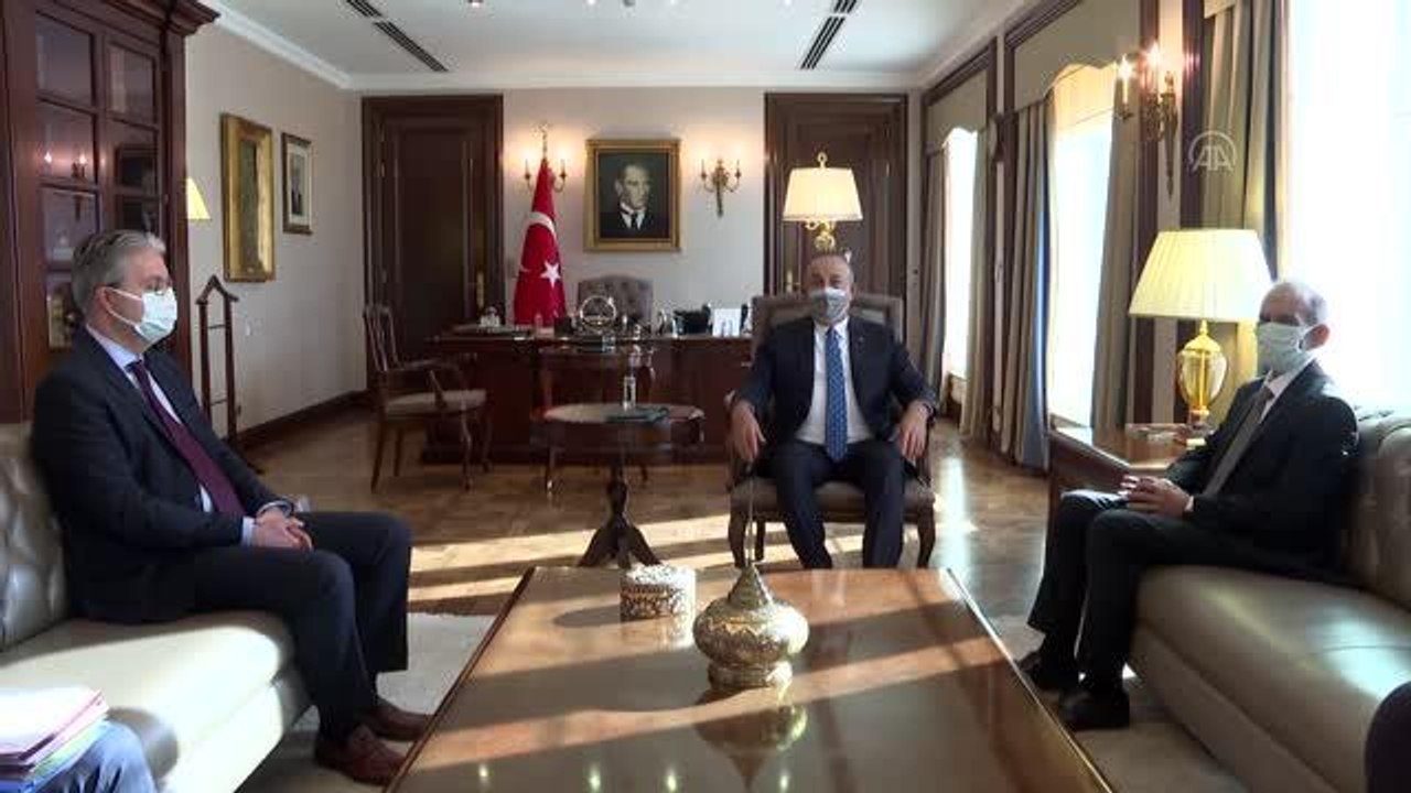 Dışişleri Bakanı Çavuşoğlu, ?Irak Türkmen Cephesi Başkanı Turan'la görüştü