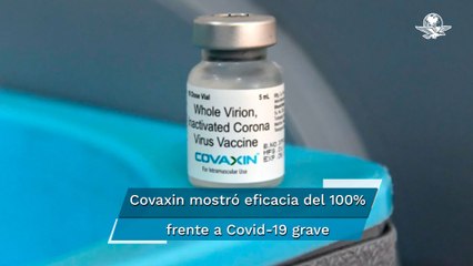 Vacuna antiCovid india Covaxin ofrece 78% de eficacia