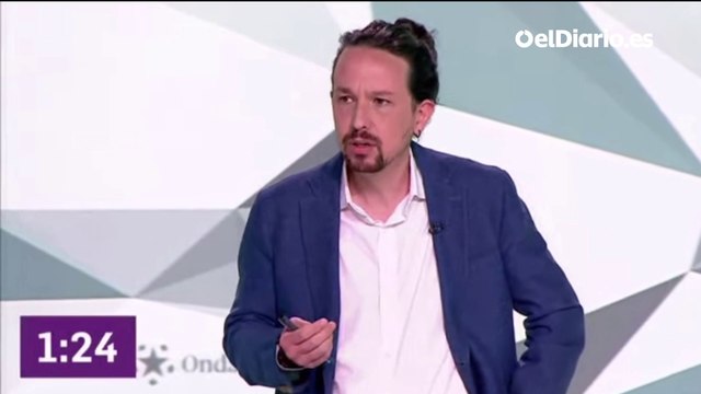 Pablo Iglesias responde al cartel contra los menas de Vox: El chiringuito de Abascal era bastante más caro que las pensiones