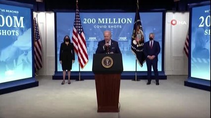 - ABD Başkanı Biden: "Bugün 200 milyon aşı sayısına ulaştık"