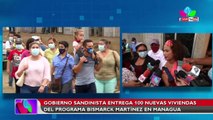 Alcaldía de Managua entrega 100 nuevas viviendas del programa Bismarck Martínez en Villa Jerusalén, Managua