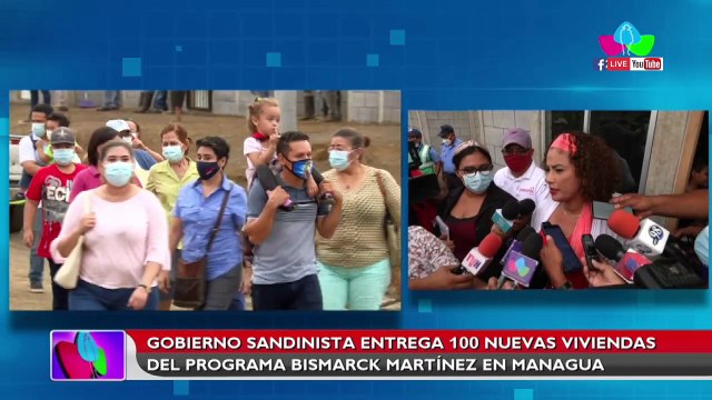 Alcaldía de Managua entrega 100 nuevas viviendas del programa Bismarck Martínez en Villa Jerusalén, Managua