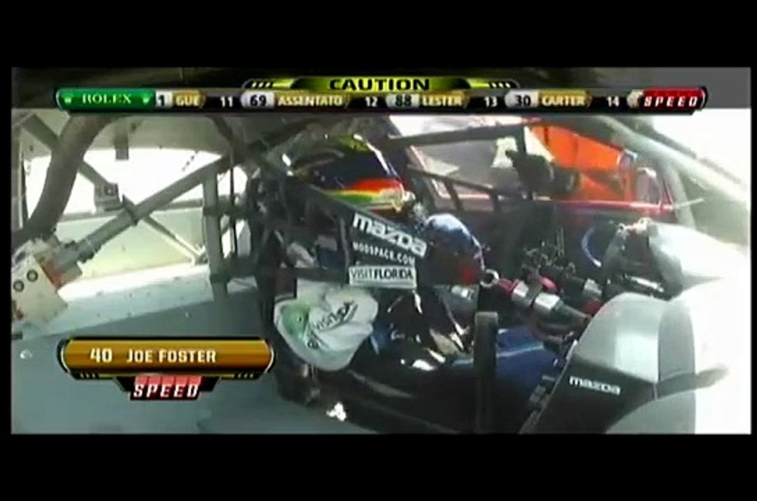 2011 Grand-Am At Road America Gunter Schaldach Joe Foster Huge Crash