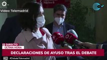 Ayuso cree que Iglesias se ha comportado «como el misógino que lleva dentro» en el debate