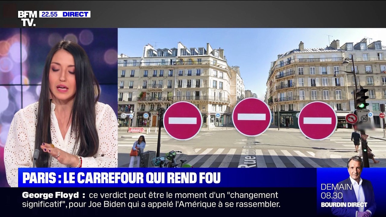 Le plus de 22h Max: Paris, le carrefour avec 4 sens interdits - 21/04