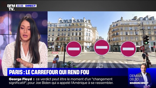 Le plus de 22h Max: Paris, le carrefour avec 4 sens interdits - 21/04