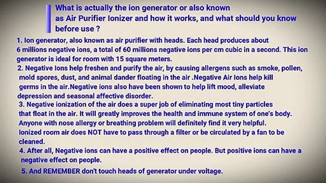 How To Make Air Cleaner, Purifier , Ion Generator