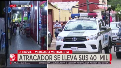 Atracan en el mercado Mutualista a un hombre que acababa de recoger dinero del banco
